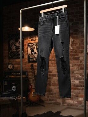 KanCan Black Distressed Skinny Jeans